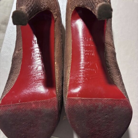 Rose gold Christian Louboutin size 38.5 - Picture 6 of 7